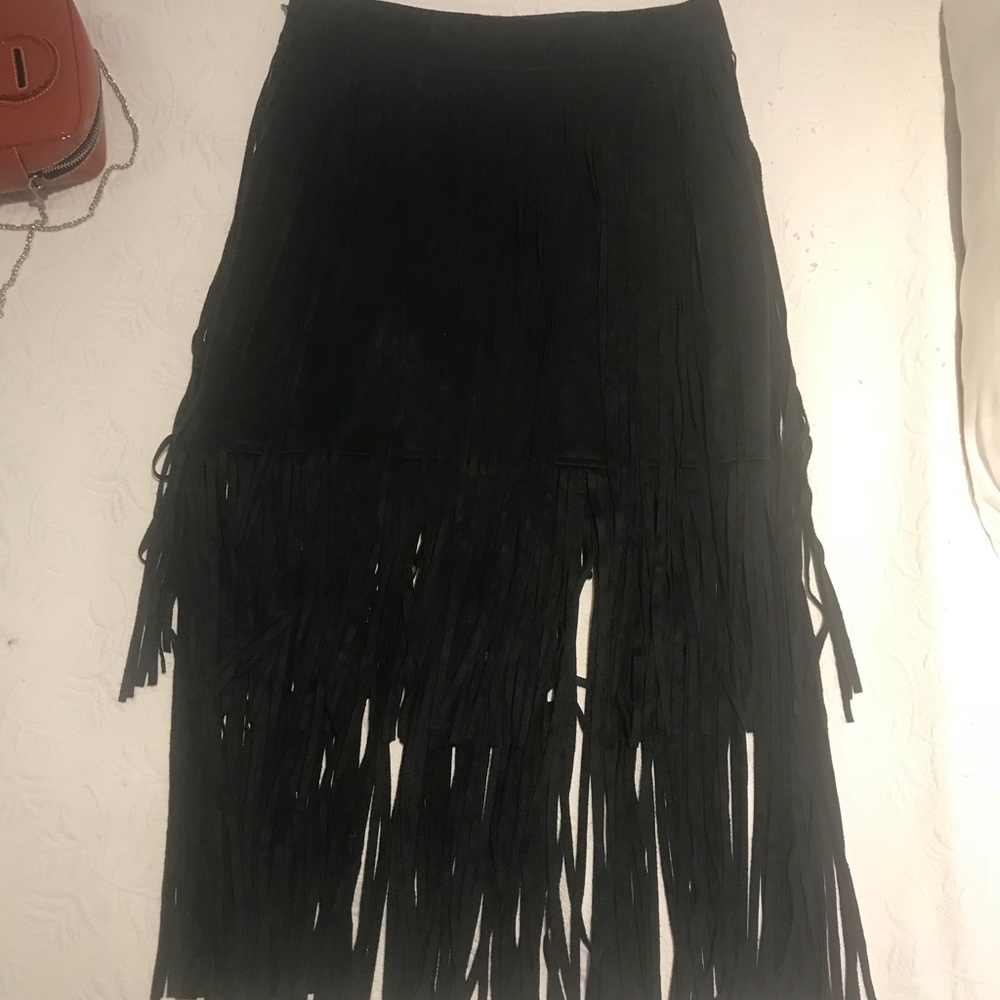 Zara Fringe Skirt